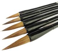 KYUEPONG Pennello per calligrafia cinese, Pennelli for calligrafia cinese da 5 pezzi, materiale scolastico for pennelli scrittura
