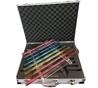KYUERWK Arpa di Cristallo Arcobaleno, Chiave di Do, 8 Note, Do5 Re5 Mi5 Fa5 Sol5 La5 Si5 Do6, Strumento Musicale di Guarigione Perfetto, for La Terapia del Suono, Meditazione Curativa(440HZ)