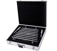 KYUERWK Kit di Arpa di Cristallo, 8 Note Perfette C5 D5 E5 F5 G5 A5 B5 C6, for Bilanciare I Chakra del Corpo, Regolare Lo Stato Emotivo, Meditazione Curativa con Terapia del Suono(440HZ)