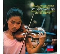 KYUNG-WHA CHUNG, ANDRE PREVIN, LSO - ãƒãƒ£ã‚¤ã‚³ãƒ•スã‚ー&シベリウス:ヴァイオリンå”奿›²é›†
