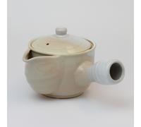 Kyusu Hagi Yaki Ware Teiera Giapponese Verde Botan Peonia 340ml Giappone