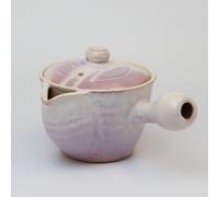 Kyusu Hagi Yaki Ware Teiera Giapponese Verde Hagi Murasaki Viola 420Ml