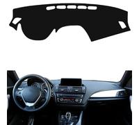 KYVQJDGS Copertura per cruscotto auto, adatta per BMW Serie 1 F20 2012-2017 LHD, colore nero, antiscivolo, per cruscotto interno