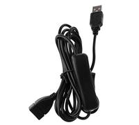 KYXKHSAA Cavo di prolunga USB 2.0 da maschio a femmina, accessori con interruttore on OFF per PC Cavo di alimentazione digitale Barriera Spina terminale Joint Socket Mount Block Modulare Lead