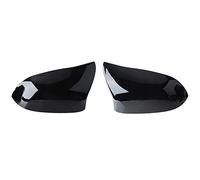 KYYET Compatibile con 2014-2018 F15 X5 F16 X6 F25 X3 F26 X4 Cappucci copri specchietto retrovisore laterale nero lucido -Stile M