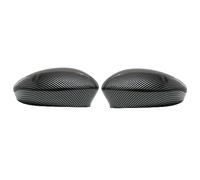 KYYET Copertura per specchietto laterale compatibile con Fiat 500 2007-2020 (modello in fibra di carbonio)