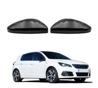 KYYET Tappo di copertura per specchietto laterale nero lucido adatto per Peugeot 308 MK2 2013 2014 2015 2016 2017 2018 2019 2020 2021