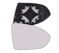 KYYET vetro specchietto retrovisore laterale destro compatibile con vw Golf MK7 2013-2020 Power Heated White