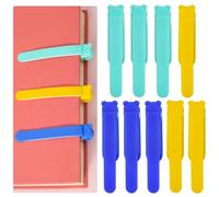 KYYGKY 9 Pezzi segnalibri automatici segnalibri segna libro segnalibri in silicone accessori da lettura Segue Automaticamente per Girare le Pagine Segnalibri Colorati Segnalibri di Pagina