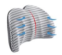 KYYGKY Cuscino Lombare Auto Cuscino Lombare Sedia Ufficio Cuscino Lombare Auto Memory Foam Cuscino Lombare Ergonomico per Sedia da Ufficio con Cinghia Regolabile per Sedia da Ufficio Seduta Auto