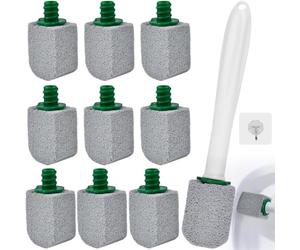 KYYGKY Pietra Pomice WC - Spazzola con Manico per Pulizia Toilette, Cucine, Lavelli e Lavabi - 10 Pezzi