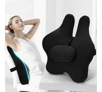 KYYGKY Supporto Lombare Sedia Ufficio Regolabile Cuscino Lombare Auto Cuscino Ergonomico Sedia Ufficio Cuscino Memory Foam Sedia Cuscino Lombare Sedia per Stare Seduti a Lungo, Sedia da Ufficio, Auto