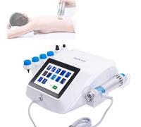 KYZTMHC Dispositivo per Terapia ad Onde d'urto, Trattamento per fascite Plantare, con 7 testine massaggianti e Display, Dispositivo per Massaggio Muscolare, per alleviare Il Dolore