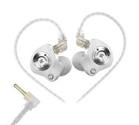 KZ EDZ Gaming Ear Buds, monitor in-ear a bassa latenza per giocatori FPS, cuffie cablate a doppio driver con cancellazione del rumore, suono coinvolgente per smartphone, tablet e PC