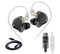 KZ ZS10 Pro 2 USB C Cuffie da gioco in-ear Cuffie ibride 4B 1DD Driver con doppio microfono, bassi profondi Auricolari cablati comodi per giochi mobili - Scheda audio DSP integrata con 4 modalità EQ