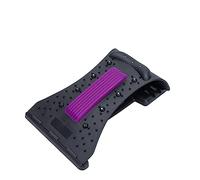 KZGMMHY8 Massaggiatore di trazione a forma di arco del collo, terapia magnetica domestica correttore cervicale/lombare, rilassamento del collo e sollievo dal dolore (colore: nero+viola, dimensioni: