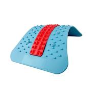 KZGMMHY8 Massaggiatore di trazione lombare, correttore di stiramento lombare/cervicale/lombare, rilassamento della schiena e sollievo dal dolore (colore: blu+rosso, dimensioni: 23 x 37 cm)