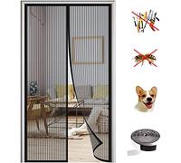 KZhanmy Zanzariera Magnetica per Porte,Tenda Anti-Zanzara Magnetica Chiusa Automatica,per Porta del Balcone e Porta del Patio.-Black A|| 160x200cm(62x78inch)