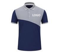 KZHPLXQ Polo Personalizzate con Logo Personalizzato Uomo Donna Business Company T-Shirt A Maniche Corte Estive Casual Top Fai da Te Color5,L