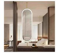 KZKZK Specchio da soffitto, specchio da toeletta dimmerabile for il bagno, trasparente e pratico, for ingresso, guardaroba e arredamento for la casa(Gold,40x120cm)