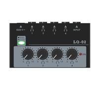 Kznifmk -02 Mini Amplificatore per Cuffie Stereo Amplificatore Audio Canali Stereo/Mono Pulsante di Controllo Separato Spina UE