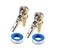 Kznifmk 1/4 Pollice NPT 1/4 Pollice con Clip, Gonfiatore pneumatico a mandrino ad aria bloccabile con mandrino ad aria di collegamento