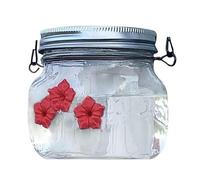 Kznifmk 1 Confezione di mangiatoia per uccelli in vaso con porte di alimentazione di fiori per la decorazione esterna del giardino appeso, tipo di vaso e facile da usare