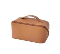 Kznifmk 1 PZ Grande Borsa da Viaggio di Grande Capacità Impermeabile Portatile in Pelle PU per Organizzazione Cosmetica Scatola di Trucco per la Pelle Cosmetica B