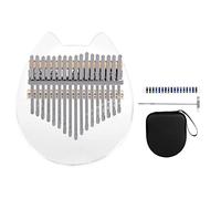 Kznifmk 1 Set di Trasparente Pollice Pianoforte Acrilico 17 Toni Dito Pianoforte Principiante Strumento Musicale