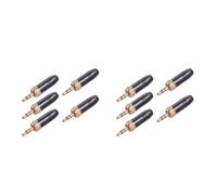 Kznifmk 10 micro cravatta jack audio da 3,5 mm con a filettatura interna M6 per