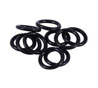 Kznifmk 10 Pezzi Guarnizione in Gomma Nero Giunto Torico Anelli A Forma di O Rondelle di Guarnizione 16 X 12 X 2 Mm