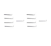 Kznifmk 10 Pezzi Parrucca Estensione Dei Capelli Gancio Ago di Ventilazione per Parrucca Che Uncinetto Strumenti Riparazione Parrucche Pizzo Ago Gancio