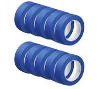 Kznifmk 10 Rotoli di Adesivo Blu per Pittori, Pittura Senza Pericoli per Muri, 1,2 Pollice X 55 Metri per Forniture di Decorazione Della Murale, Tela di Protezione