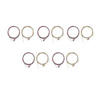 Kznifmk 10 Set di 6 Corde per Chitarra in Acciaio di Ricambio per Strumento di Cambiamento Chitarra Acustica