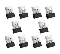 Kznifmk 10 x Adattatore WiFi 6 AX286 802.11Ax 2.4 GHz, Driver gratuito, Scheda di rete USB per computer Win7/10/11, Mini ricevitore WiFi