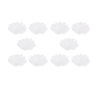 Kznifmk 100 pezzi di struzzo bianco 20-25 cm matrimonio fai da te