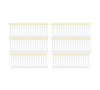 Kznifmk 100 Pezzi Lana Spalmori a Sfera in Pelle Colorante Spalmori Dyeber Applicatore con Manico in Metallo per DIY Progetti