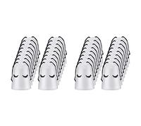 Kznifmk 100 Pezzi per la cura delle ciglia Astuccio per il trucco in plastica Astuccio per il trucco da toilette da viaggio cosmetico con cordino bianco