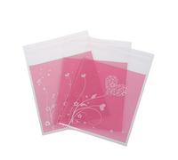 Kznifmk 100 pezzi Pochette sacchetto di caramelle Biscotti regalo porpora