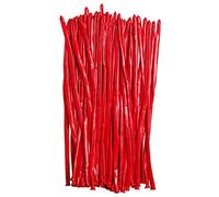 Kznifmk 100 Pezzi Serie Lunghi Palloncini in Lattice Gonfiabili Colorati Palloncini di Torsione Forniture per Feste Globos per la Decorazione della Festa - Rosso