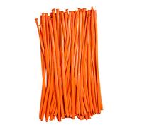 Kznifmk 100 Pezzi Serie Lunghi Palloncini in Lattice Gonfiabili Colorati Palloncini di Torsione Forniture per Feste Globos per la Decorazione della Festa - Arancione