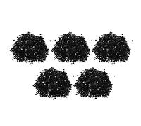 Kznifmk 10000 Pezzi Nail Art di di Flatback Acrilico Perline Strass (Nero)