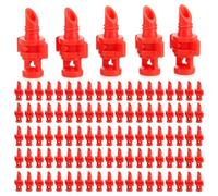 Kznifmk 100PCS 360 Gradi Ugello Spruzzatore , Irrigatori Spruzzatori per Di del Giardino, Gocciolatori Automizzanti, Facile da Usare e