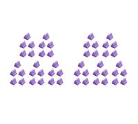 Kznifmk 100X Buffing Sanding Buffer Block Files Punte di Arte del Chiodo di Manicure di Pedicure Acrilico (Colore: Viola)