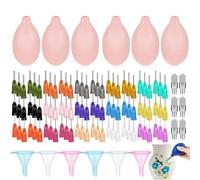 Kznifmk 108 Bottiglie PCS per Strumenti di Ceramica in Argilla Bottiglie Rimorchio Antiscivolo per Ceramica Set di 6 Applicatori di Precisione Ceramica