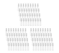 Kznifmk 108 pezzi 30 ml / 1 oz mini flaconi per nebulizzazione fine flaconi riutilizzabili piccole bottiglie vuote in plastica trasparente da viaggio