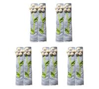 Kznifmk 10PCS Pastorale Fiore Polka DOT Porta/Frigorifero Maniglia Copertura Frigorifero Maniglia Porta Decorazioni per La Casa Accessori da Cucina Blu