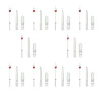 Kznifmk 10X SBDX001/SBDC001/SKX007/SRP777 Set di Lancette per NH35 NH36 Movimento 'Orologio 3 Puntatori Luminosi
