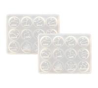 Kznifmk 12 Costellazioni DIY Sapone Fatto A Mano Aromaterapia Stampo Polimero Argilla Ciondolo Decorazione Che Strumento 2 Pezzi