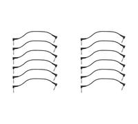 Kznifmk 12 Pezzi 6 Pollici Cavi Patch Chitarra, Effetto Chitarra Pedale Nero